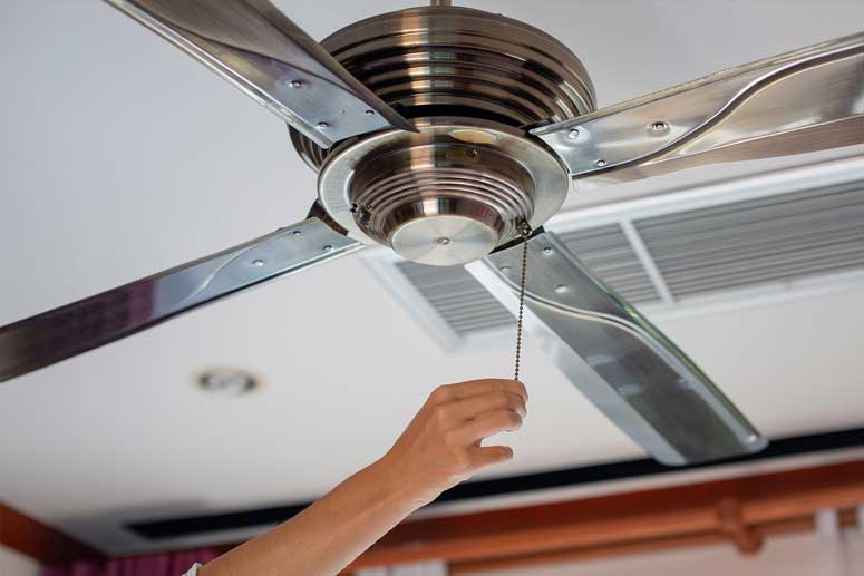Electric Ceiling Fan Installation In Chicago North Shore